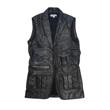Load image into Gallery viewer, MASU エムエーエスユー 23SS I'M READY Leather Vest スタッズレザーロングベスト