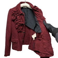 画像をギャラリービューアに読み込む, robe de chambre COMME des GARCONS ローブドシャンブル コムデギャルソン 03SS ウール縮絨加工装飾4Bジャケット RK-J040 AD2003