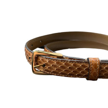 画像をギャラリービューアに読み込む, CELINE セリーヌ 20SS パイソンナローレザーベルト S-NE-0230