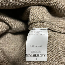 Lade das Bild in den Galerie-Viewer, A.PRESSE アプレッセ 23AW Cashmere Suede Combination Cardigan カシミヤスウェードコンビウールニットカーディガン 23AAP-03-11H
