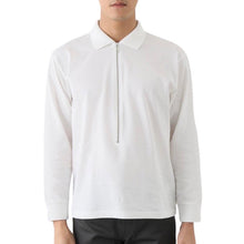 画像をギャラリービューアに読み込む, REVERBERATE リバーバレイト ZIP L/S POLO ジップアップロングスリーブポロシャツ