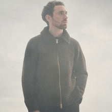 Load image into Gallery viewer, Nahyat ナヤット シェットランドウールジップアップニットジャケット ブルゾン n-052
