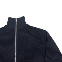 Lade das Bild in den Galerie-Viewer, BATONER バトナー 22AW L'ECHOPPE 別注 Ficsherman Drivers Knit ジップアップニット