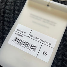 画像をギャラリービューアに読み込む, OUR LEGACY アワーレガシー 22AW BIG PIQUET WOLF GREY CHUNKY WOOL プルオーバーニットセーター M4223BPGM