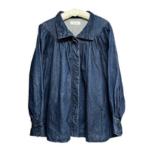 画像をギャラリービューアに読み込む, STYLEMIXER スタイルミキサー ギャザーオーバーデニムシャツ