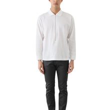 画像をギャラリービューアに読み込む, REVERBERATE リバーバレイト ZIP L/S POLO ジップアップロングスリーブポロシャツ