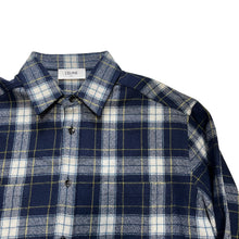 Lade das Bild in den Galerie-Viewer, CELINE セリーヌ 21AW オーバーサイズウールチェックシャツ
