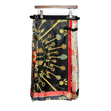 画像をギャラリービューアに読み込む, tricot COMME des GARCONS トリココムデギャルソン 11AW ベルテッドスカーフプリーツスカート