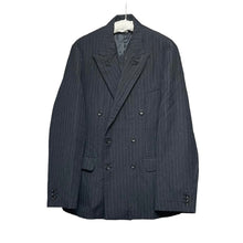 Load image into Gallery viewer, A.PRESSE アプレッセ 22AW Double Breasted Jacket ダブルブレステッドストライプジャケット 22AAP-01-05M