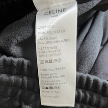 Load image into Gallery viewer, CELINE セリーヌ ロゴ刺繍ジャージーイージーパンツ 2Z091121O