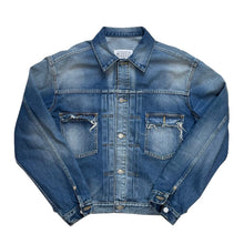 Load image into Gallery viewer, Maison Margiela メゾンマルジェラ 22SS ダメージ加工クロップドデニムジャケット S50AM0537