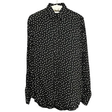 画像をギャラリービューアに読み込む, SAINT LAURENT PARIS サンローランパリ ドット柄レーヨンシャツ 376916