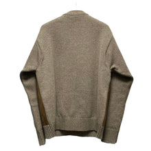 Lade das Bild in den Galerie-Viewer, A.PRESSE アプレッセ 23AW Cashmere Suede Combination Cardigan カシミヤスウェードコンビウールニットカーディガン 23AAP-03-11H