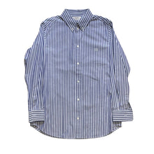 Lade das Bild in den Galerie-Viewer, CELINE セリーヌ トリオンフ刺繍ストライプボタンダウンシャツ 2C587171O