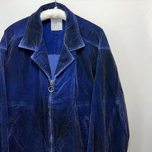 Load image into Gallery viewer, ANCELLM アンセルム 23AW C/VELVET ZIPUP JACKET ベルベットジャケット ANC-JK25