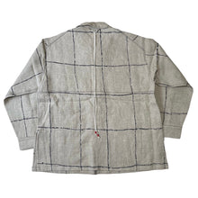 Load image into Gallery viewer, ANCELLM アンセルム 22SS DRAWING CHECK LINEN COVERALL チェックリネンカバーオールジャケット ANC-JK01-A