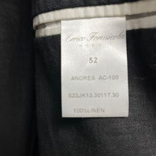 画像をギャラリービューアに読み込む, Errico Formicola エリコフォルミコラ ANDREA リネンシングルブレステッド3Bテーラードジャケット