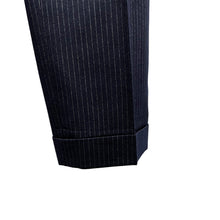 Lade das Bild in den Galerie-Viewer, CELINE セリーヌ 19AW ウールフランネルストライプスラックスパンツ 2P206901E