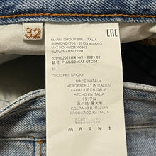 Load image into Gallery viewer, MARNI マルニ 21AW パネルストレートデニムパンツ PUJU0046A5 1335