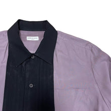 画像をギャラリービューアに読み込む, DRIES VAN NOTEN ドリスヴァンノッテン 2トーンプリーツシャツ