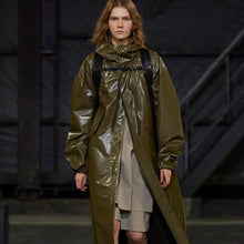 Load image into Gallery viewer, HYKE ハイク 21SS laminated military coat ラミネート加工ミリタリーコート 17289-2001