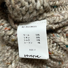 画像をギャラリービューアに読み込む, reverve by crepuscule リバーヴ クレプスキュール 22AW Raglan Rollneck PO ラグランロールネックプルオーバーニットセーター RV22W005