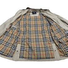 画像をギャラリービューアに読み込む, BURBERRYS バーバリーズ ノバチェックコットンリネンジャケット カバーオール ハンティング