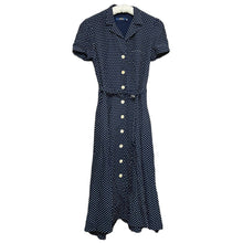画像をギャラリービューアに読み込む, POLO RALPH LAUREN ポロ ラルフローレン ドット柄レーヨンロングワンピース 211733687001