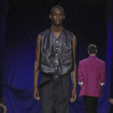 Load image into Gallery viewer, MAGLIANO マリアーノ 20SS リバーシブルレザーベスト ジレ