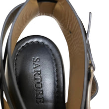 画像をギャラリービューアに読み込む, SARTORE サルトル アンクルストラップレザーサンダル