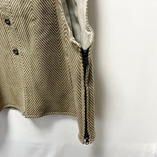 Load image into Gallery viewer, ANCELLM アンセルム 22AW HERRINGBONE OVER VEST ヘリンボーンオーバーベスト ANC-JK13-B