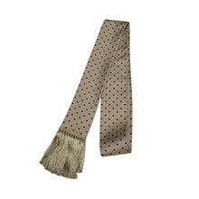 Lade das Bild in den Galerie-Viewer, CELINE by Hedi Slimane セリーヌ ポルカドットシルクロングストール スカーフ