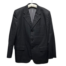 Load image into Gallery viewer, COMME des GARCONS HOMME コムデギャルソンオム 04SS 裏地ストライプ3Bコットンテーラードジャケット HM-J001 AD2003