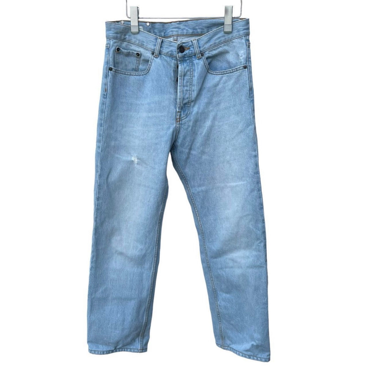 DRIES VAN NOTEN ダメージ加工アイスブルーデニムパンツ 1001 – BETTER 
