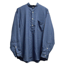 Load image into Gallery viewer, INDIVIDUALIZED SHIRTS×MAIDENS SHOP インディビジュアライズドシャツ メイデンショップ 23AW SUPER 130'S WOOL P/O GRANDPA SHIRT プルオーバーチェックシャツ