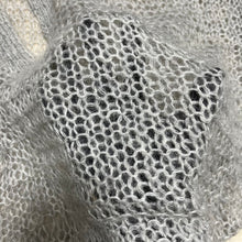 Load image into Gallery viewer, Maison Martin Margiela メゾンマルタンマルジェラ 09AW ドルマンスリーブかぎ編みVネックプルオーバーニットセーター