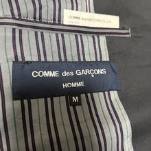 Load image into Gallery viewer, COMME des GARCONS HOMME コムデギャルソンオム 04SS 裏地ストライプ3Bコットンテーラードジャケット HM-J001 AD2003