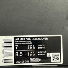 画像をギャラリービューアに読み込む, UNDERCOVER×NIKE アンダーカバー ナイキ AIR MAX 720 19AW ローカットスニーカー CN2408-001