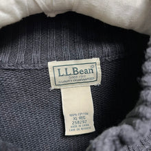 Load image into Gallery viewer, L.L.Bean エルエルビーン コットンジップアップニット