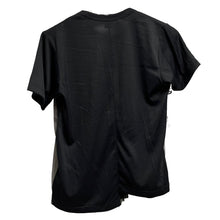 Load image into Gallery viewer, COMME des GARCONS コムデギャルソン 18AW アシンメトリーパッチワークメッシュTシャツ GB-T012