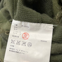 Load image into Gallery viewer, JUNYA WATANABE ジュンヤワタナベ 06AW 再構築ミリタリーポンチョ ロングワンピース JR-T004 AD2006