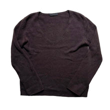 画像をギャラリービューアに読み込む, PRADA プラダ Vネックカシミヤニットカットソー