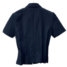 画像をギャラリービューアに読み込む, tricot COMME des GARCONS トリココムデギャルソン Archive ジップアップ半袖シャツ TB-020060 AD1990