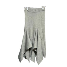 Load image into Gallery viewer, AKIRA NAKA アキラナカ 19SS Drape panel rib skirt ドレープパネルリブニットスカート AS1955-GY