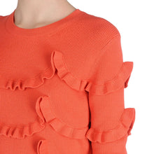 画像をギャラリービューアに読み込む, RED VALENTINO レッドヴァレンティノ スカラップニットセーター フリルリブニット