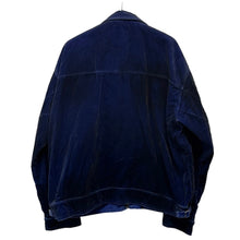 Load image into Gallery viewer, ANCELLM アンセルム 23AW C/VELVET ZIPUP JACKET ベルベットジャケット ANC-JK25