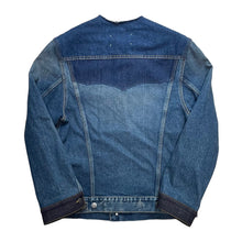 Load image into Gallery viewer, Maison Margiela メゾンマルジェラ 22SS カットオフノーカラーデニムジャケット S50AM0561