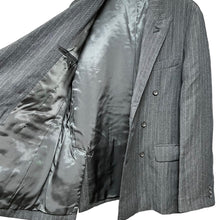 Load image into Gallery viewer, A.PRESSE アプレッセ 22AW Double Breasted Jacket ダブルブレステッドストライプジャケット 22AAP-01-05M