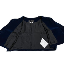 画像をギャラリービューアに読み込む, COMME des GARCONS コムデギャルソン 16SS Blue Witches ベロアボレロジャケット GQ-J028