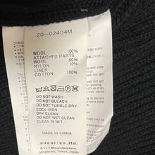 画像をギャラリービューアに読み込む, sacai サカイ 20AW WOOL KNIT BLOUSON ウールニットブルゾン 20-02404 1321